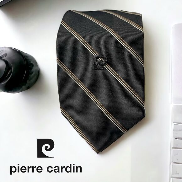 Vintage Pierre Cardin Tie - Mid 60’s - “Escargot” Logo - Picture 1 of 5